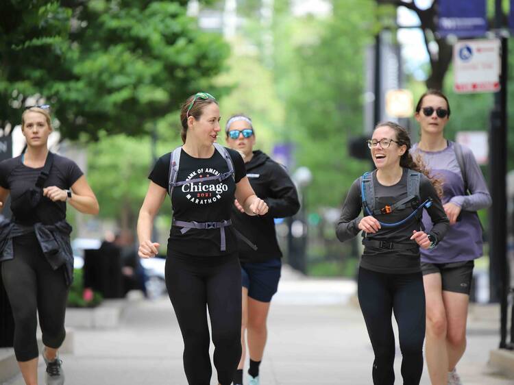 Running Tour of West Loop Women for International Women's Day