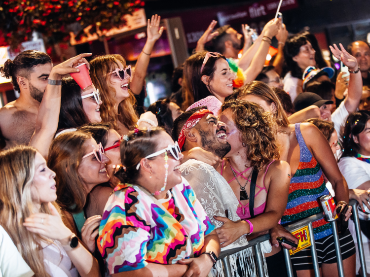 Spectactors at Sydney Mardi Gras Parade - 2024