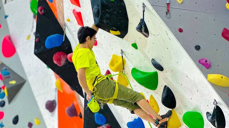 Reach new heights with indoor rock climbing