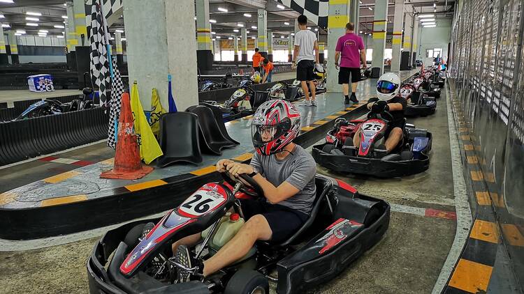 Make tracks with a fun go-karting experience