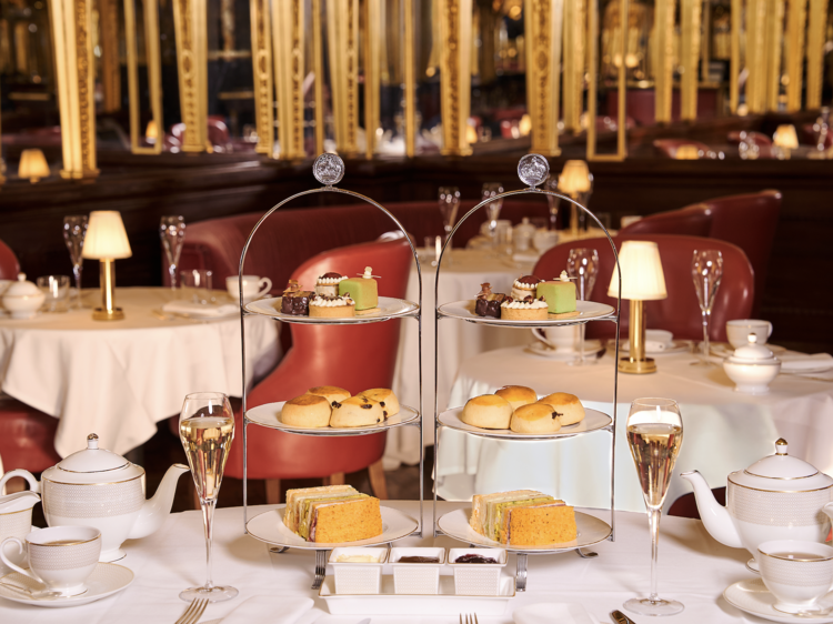 Afternoon tea at the The Grill Room, Hotel Café Royal