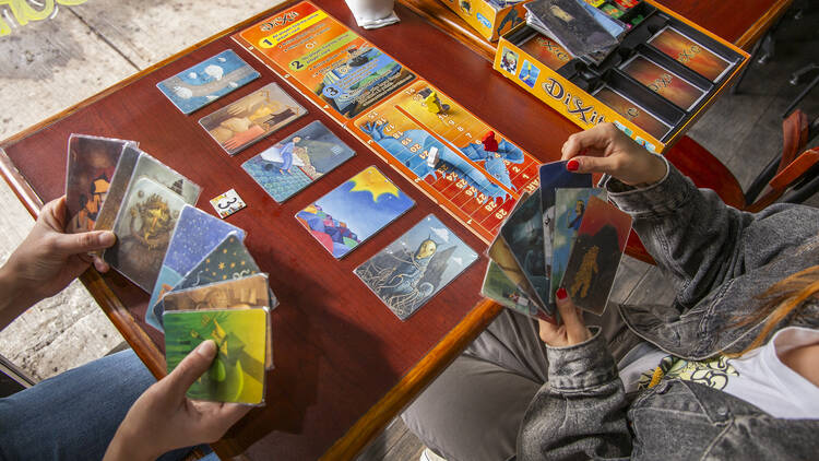 El Jugador cafetería con juegos de mesa