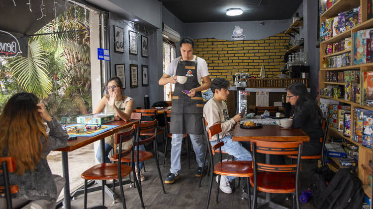 El Jugador cafetería con juegos de mesa