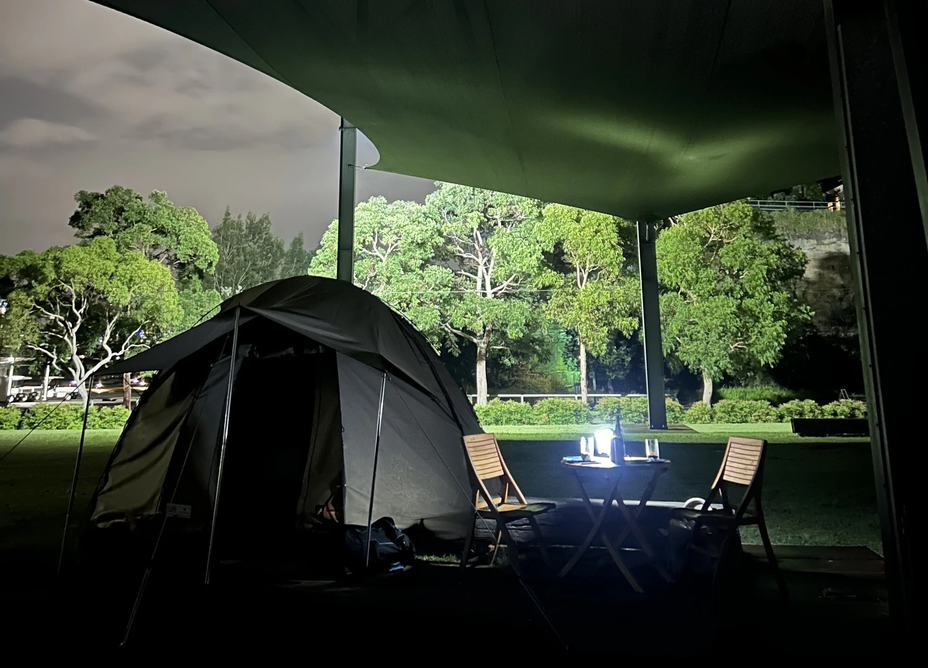 Camping Cockatoo Island