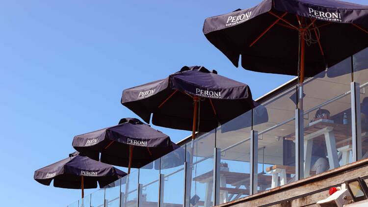 Umbrellas at Regatta Club