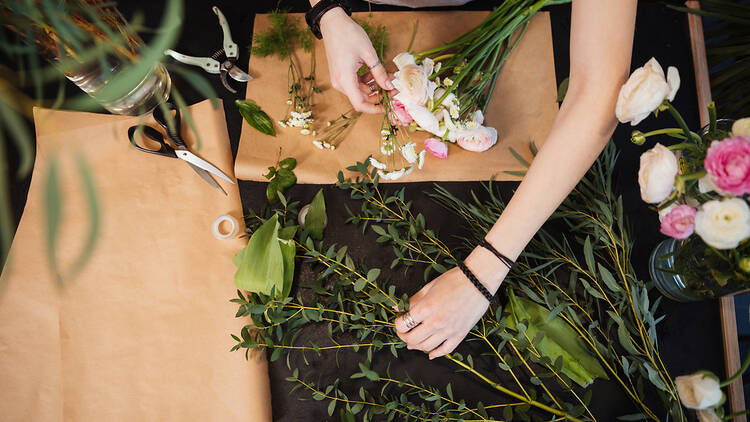 Introduction to Japanese Floral Design at Ikebana Flowers New York