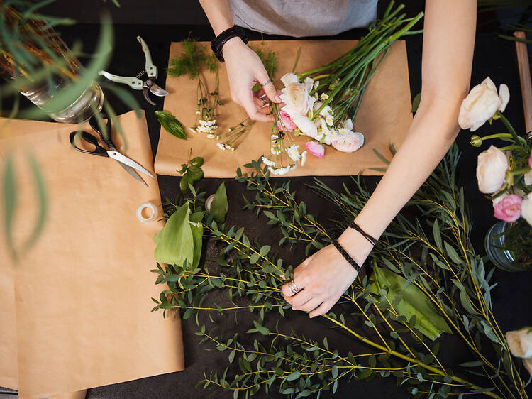 Introduction to Japanese Floral Design at Ikebana Flowers New York