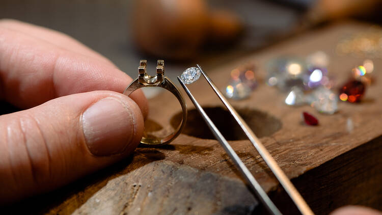 One Day Jewelry Making (DIY Diamond Ring) at Ayaka Nishi Jewelry Design School