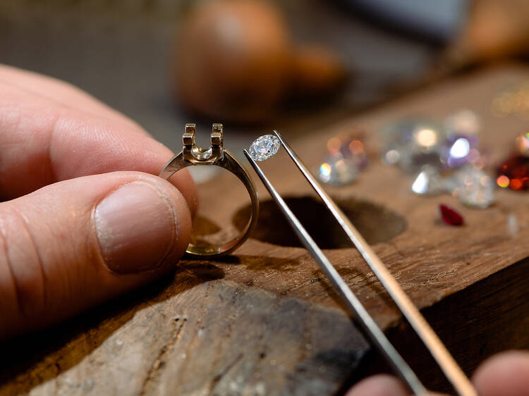 One Day Jewelry Making (DIY Diamond Ring) at Ayaka Nishi Jewelry Design School