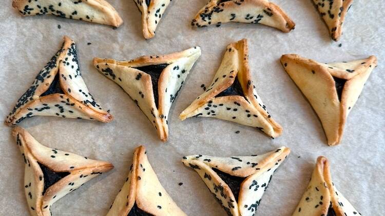 Poppy seed hamentaschen from Breads Bakery