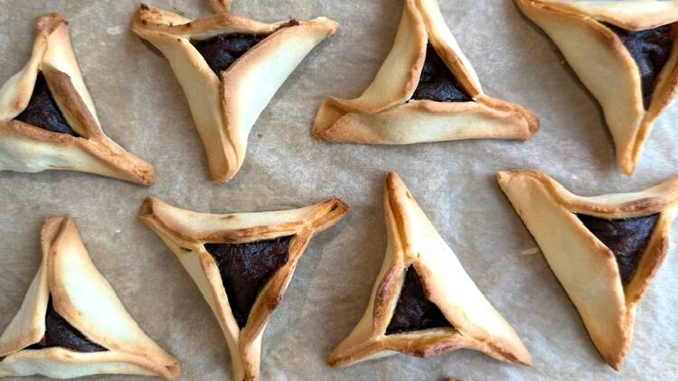 Date hamentaschen from Breads Bakery Date hamentaschen from Breads Bakery