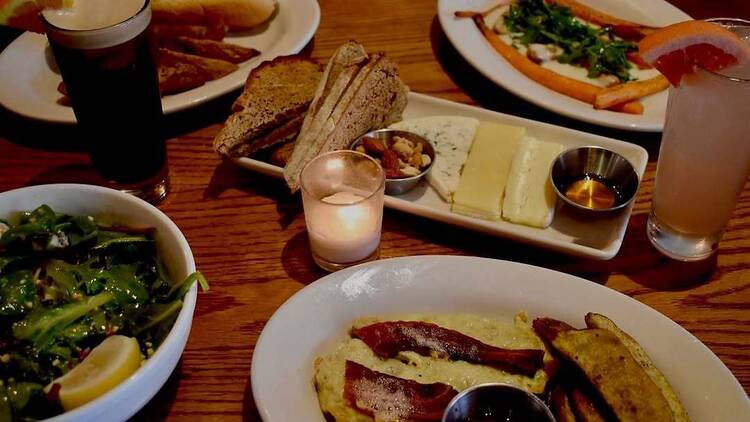 Hartley’s food and beer spread