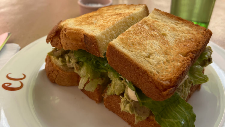 Chicken sambo at Cafe Cressida