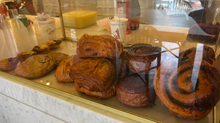 Baked goods at Cafe Cressida