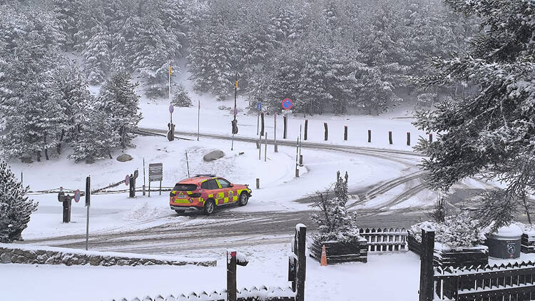 Nieve en Madrid