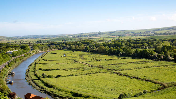 The River Ouse in Lewes, Sussex