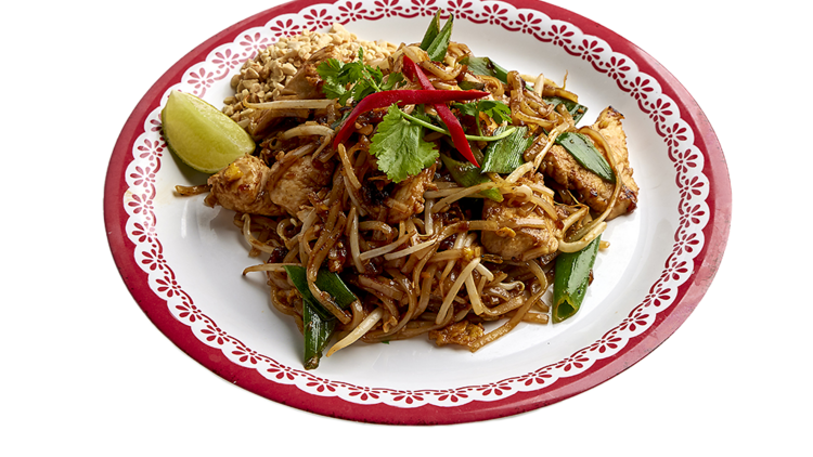 Pad thai (chicken) at Rosa’s Thai