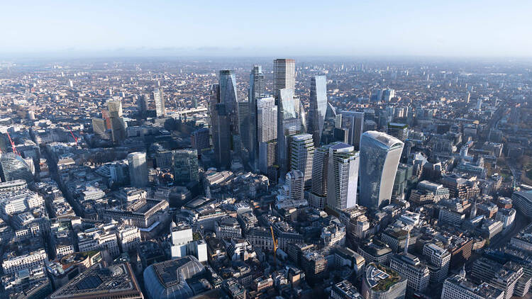 The future City of London skyline