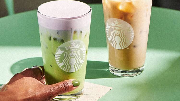 Starbucks lavender beverages