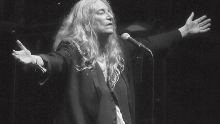 Pormenor de fotografia de Patti Smith