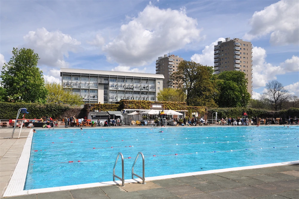 Brockwell Park Lido in south London