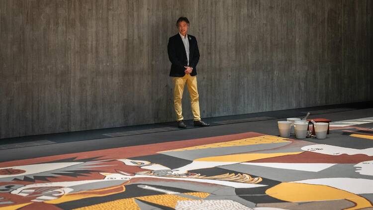 M+ presents Lee Mingwei: Guernica in Sand