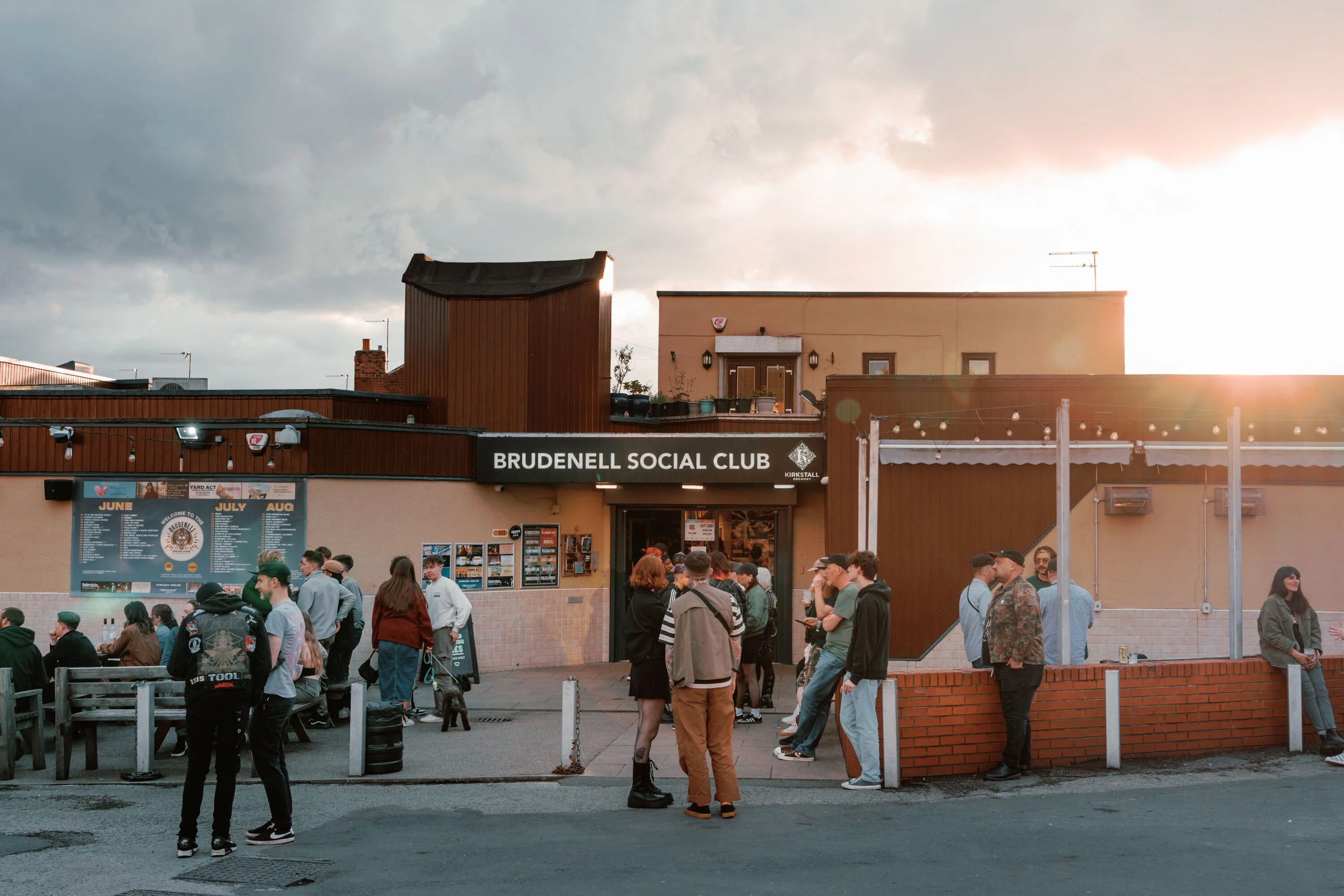 The Brudenell Social Club with people outside