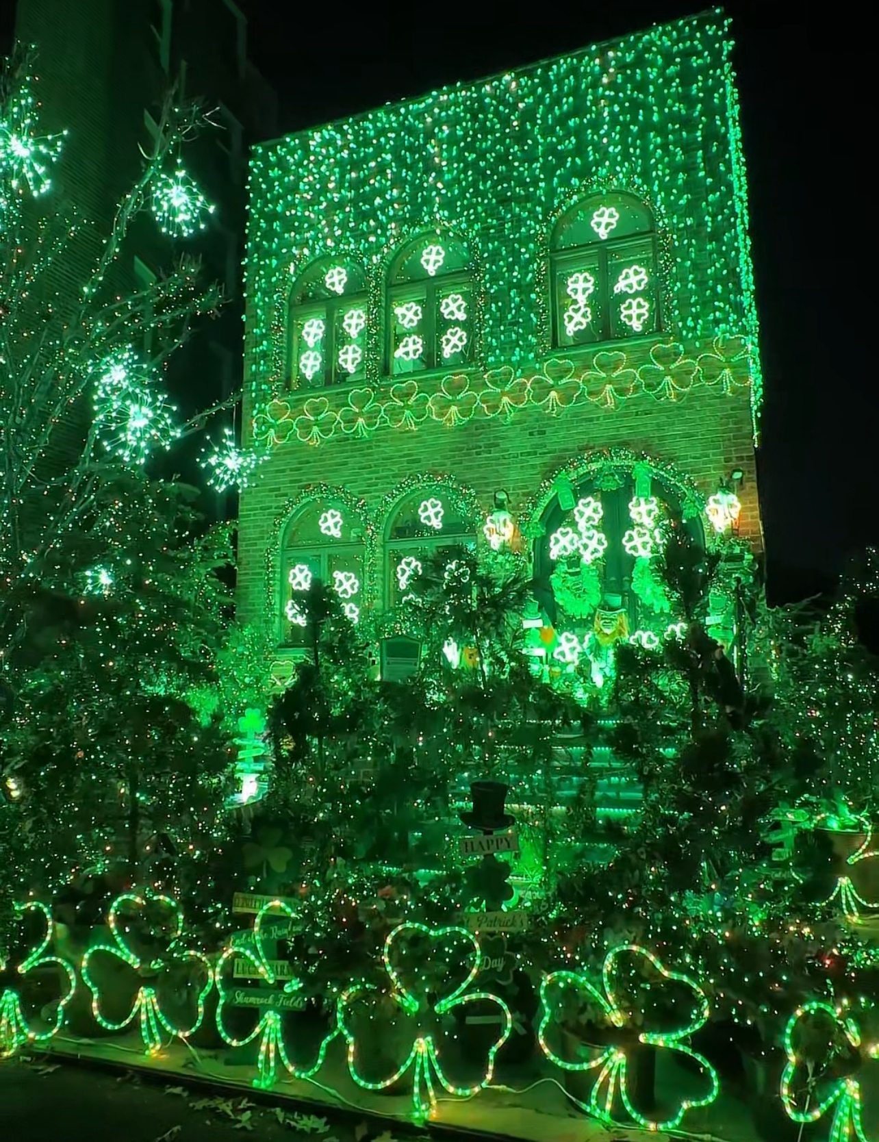 You've got to see this Brooklyn house extravagantly decked out for St. Patrick's Day