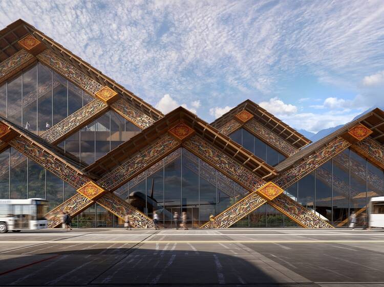 The design for Bhutan's upcoming airport just dropped – and it's absolutely stunning