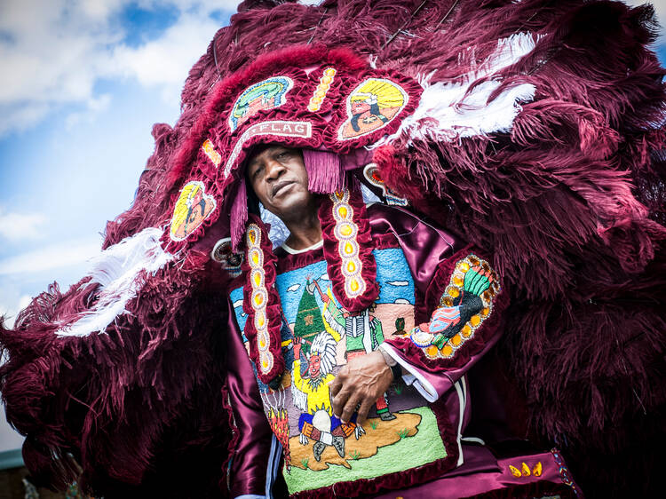 Witness Mardi Gras Indian traditions