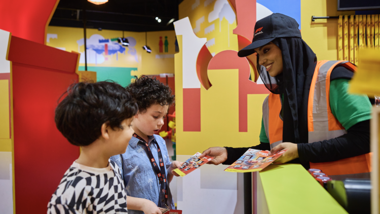 Kids entering Legoland Discovery Centre Melbourne