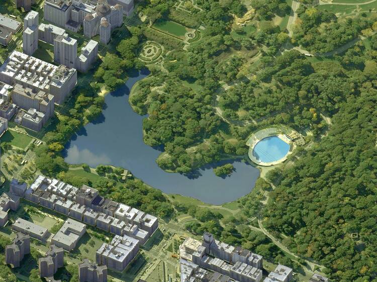 See renderings of the giant new pool opening in Central Park next month