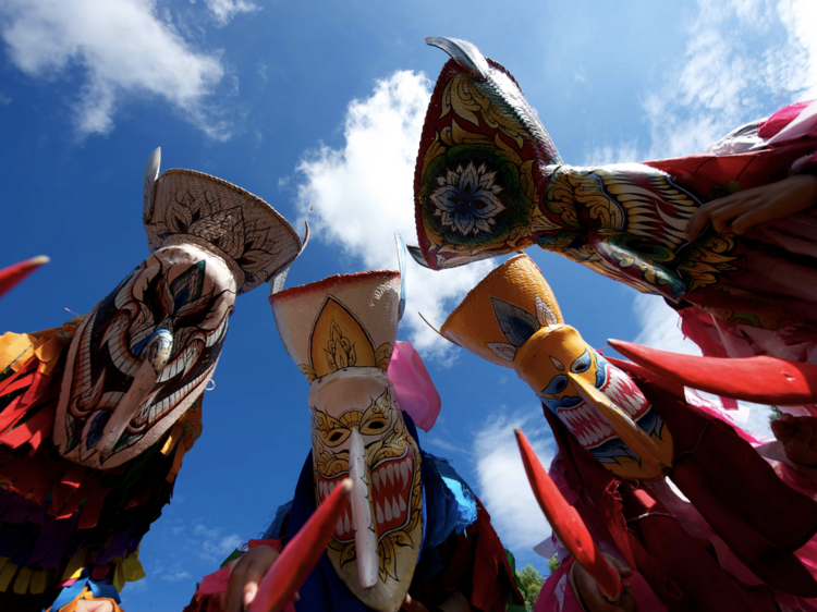 Dance with Isan spirits at Phi Ta Khon Festival