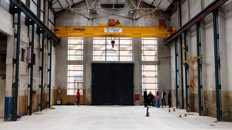 The inside of a building that will become St Paul's market