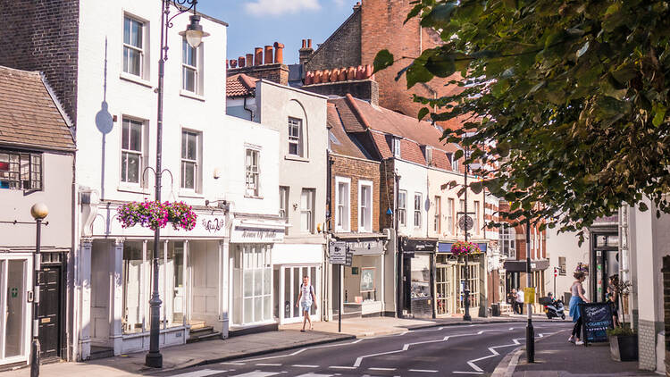 Street in Hampstead, London