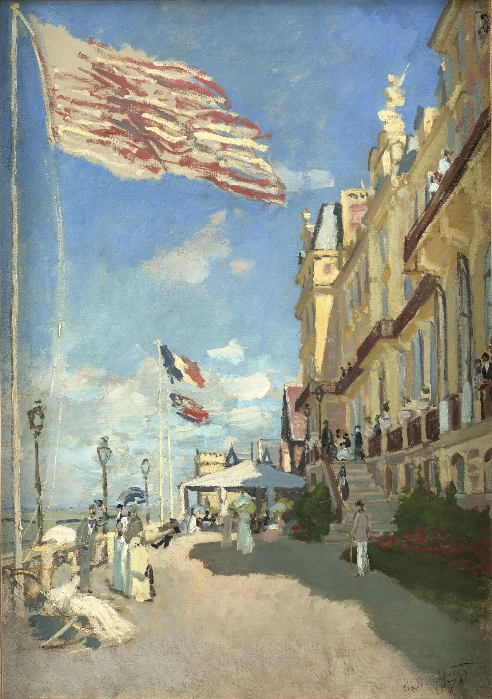 Claude Monet Hôtel des Roches Noires, Trouville, 1870 Musée d’Orsay, Paris