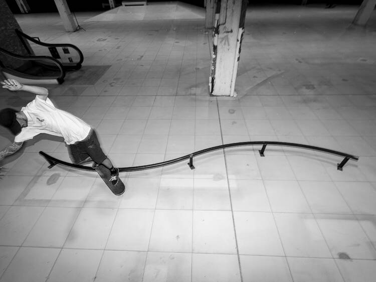 Bristol’s old Debenhams has been transformed into a skatepark