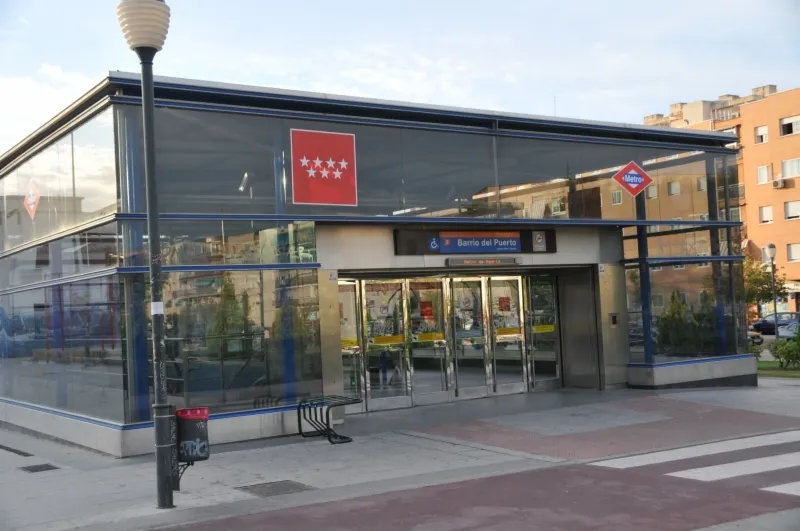 Estación de metro Barrio del Puerto. Ayuntamiento de Coslada