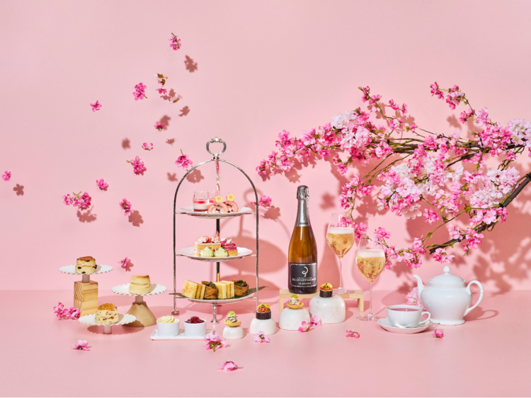 The popular sakura afternoon tea at Raffles Hotel Singapore is back with more delectable treats this April