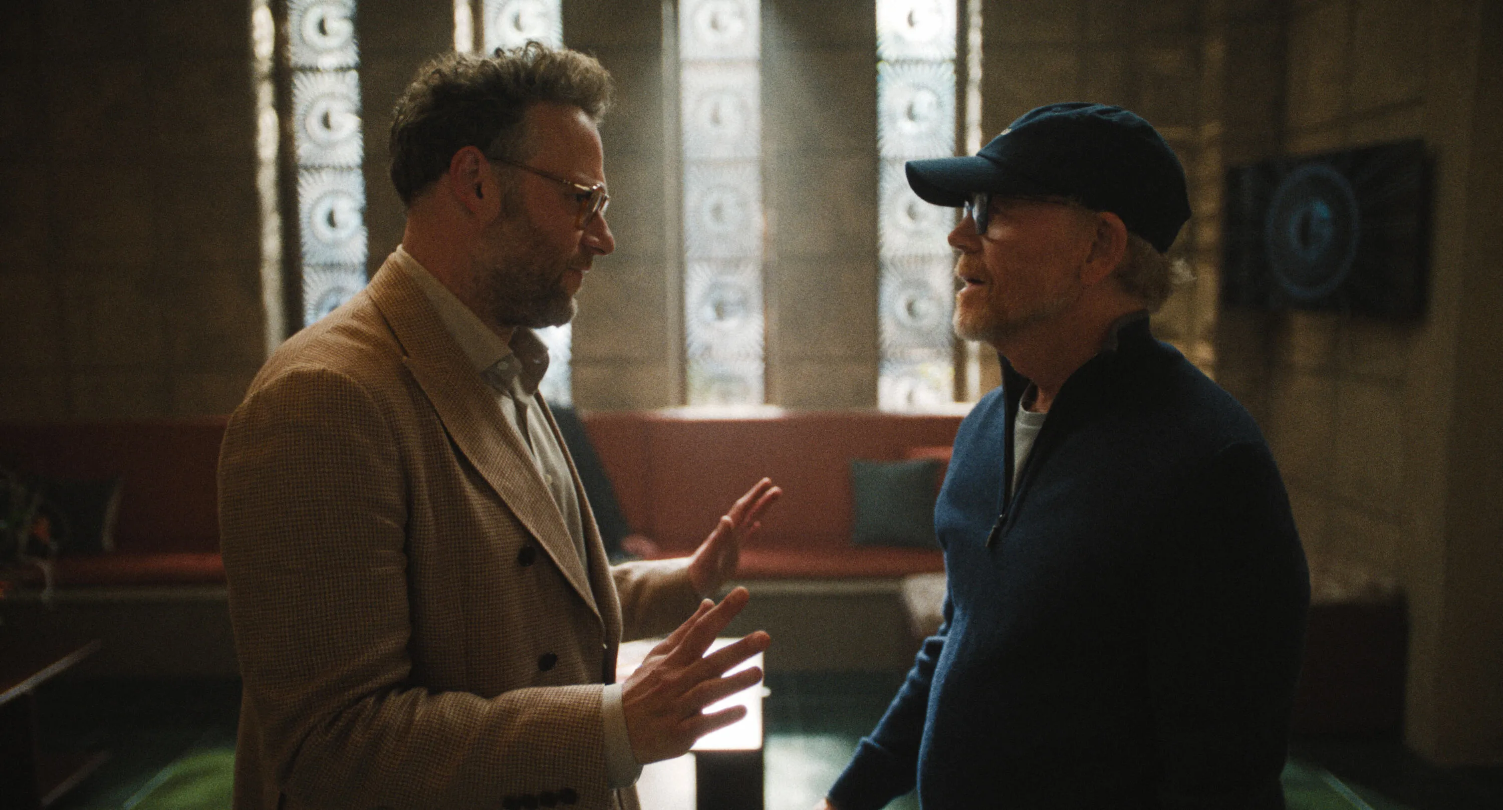 Seth Rogen e Ron Howard
