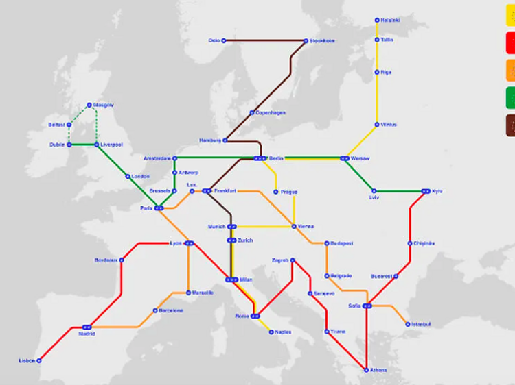 El ‘metro d’Europa’, un nou tren d’alta velocitat que connecta diverses ciutats europees, Barcelona inclosa