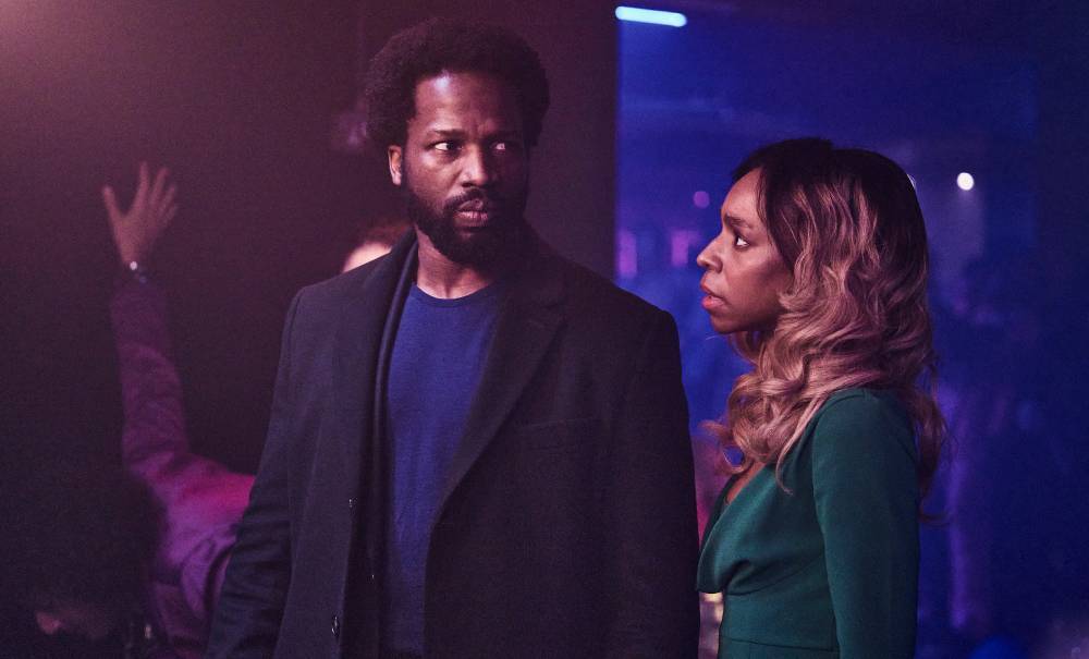 Ṣọpẹ́ Dìrísù and Pippa Bennett-Warner on location in Fabric