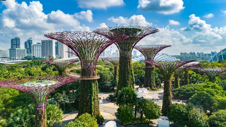 Singapore is the city with the fourth most green spaces in the world