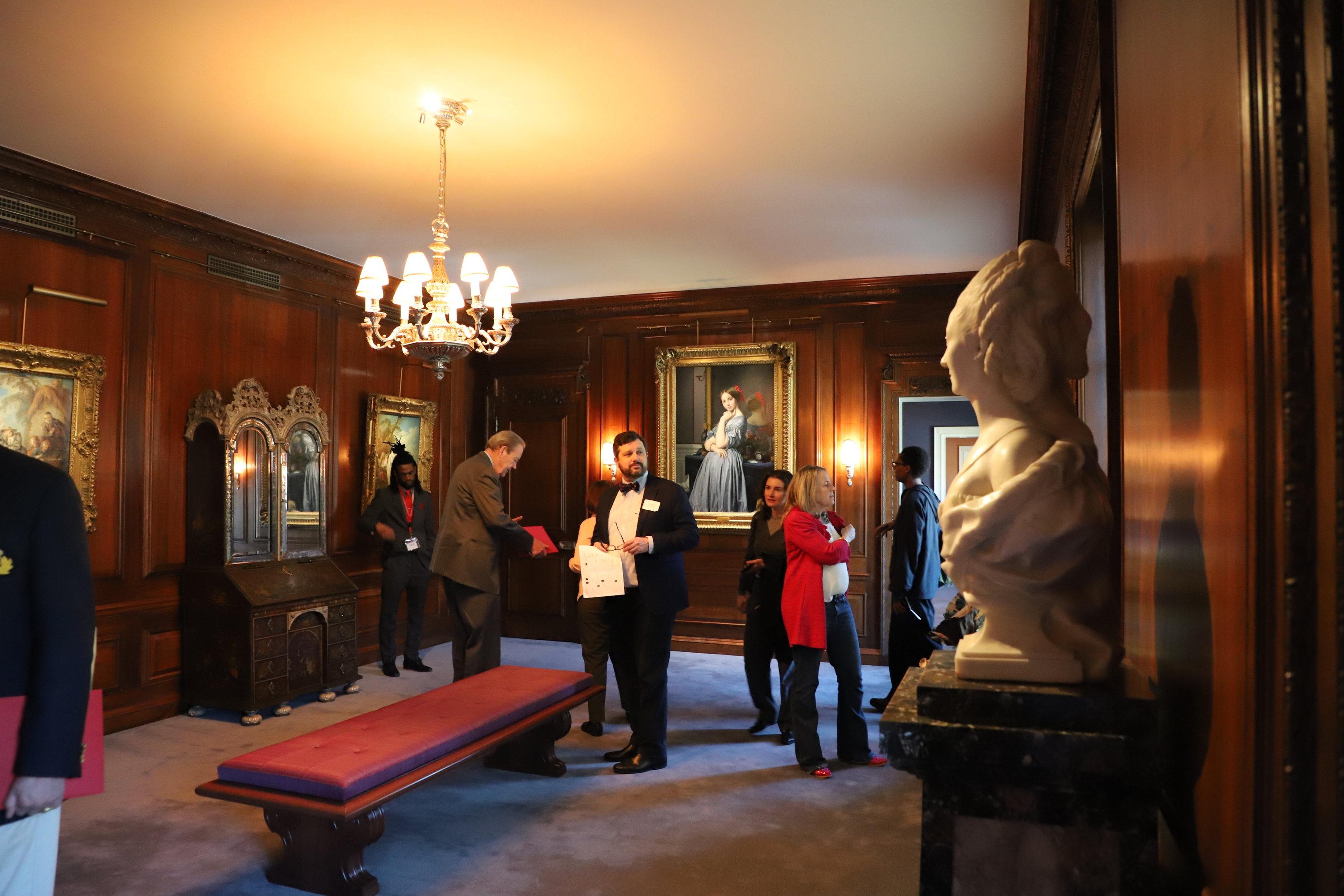 The Walnut Room at the Frick Collection