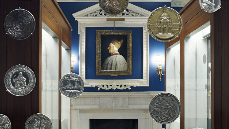 the Medals room at The Frick Collection