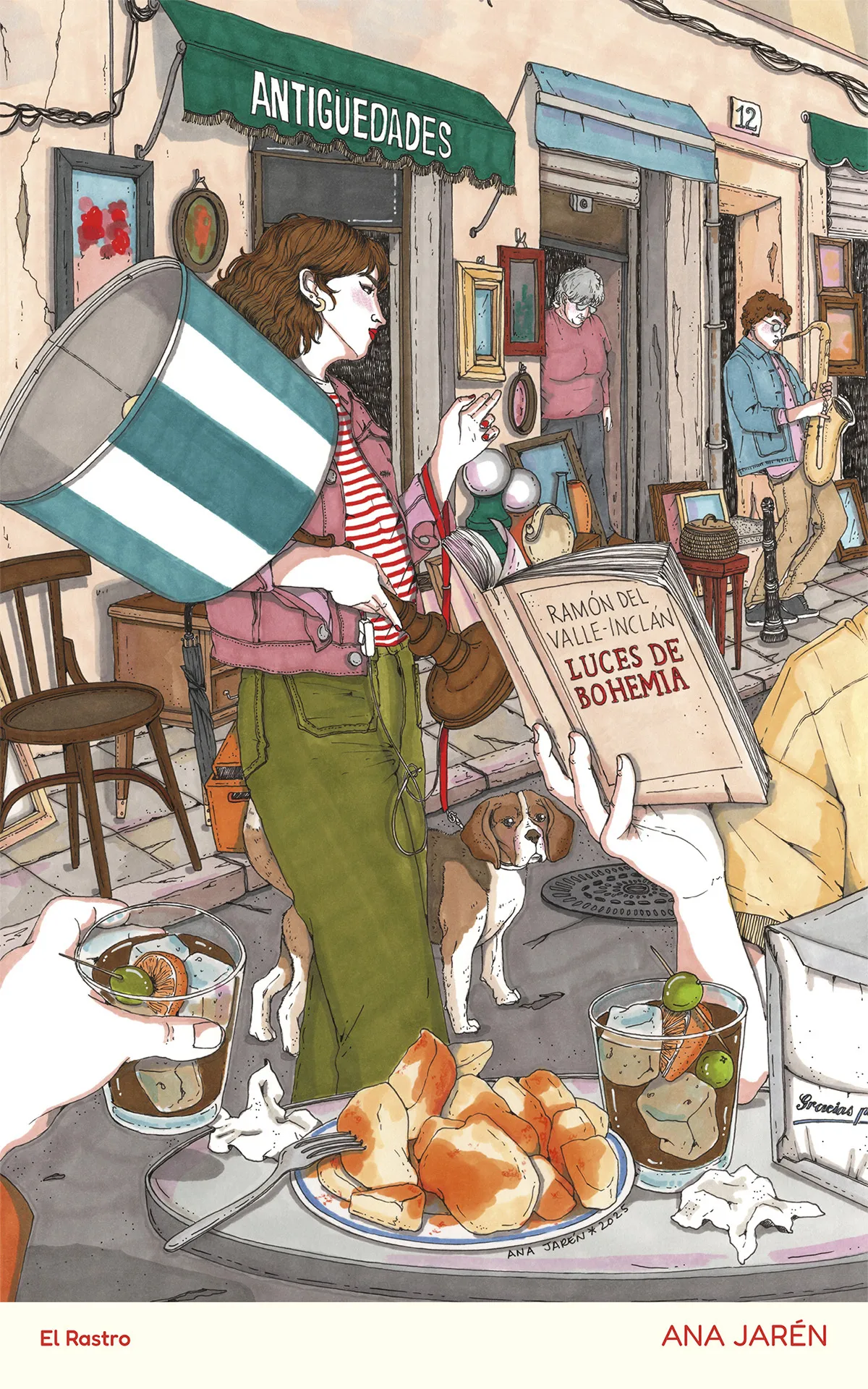 Ilustración del Rastro, por Ana Jarén.