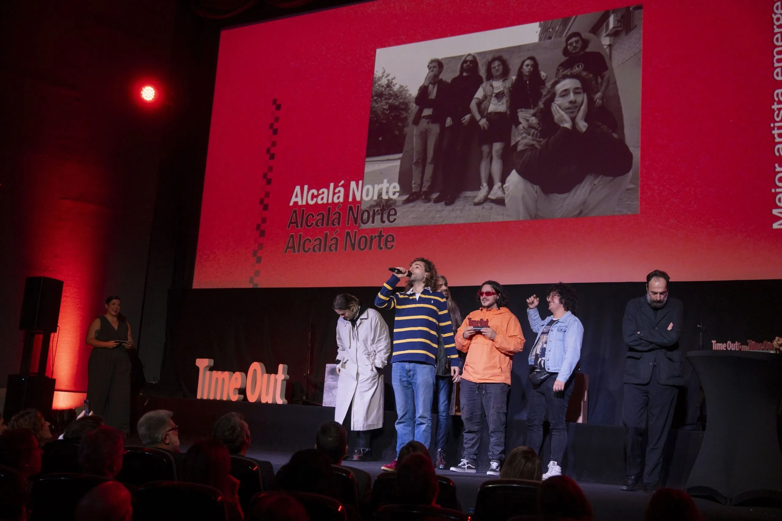 El grupo Alcalá Norte, galardonados como Artista Emergente en los II Premios Cultura de Time Out Madrid.
