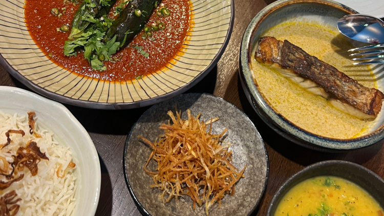Dishes at Kolkata Social