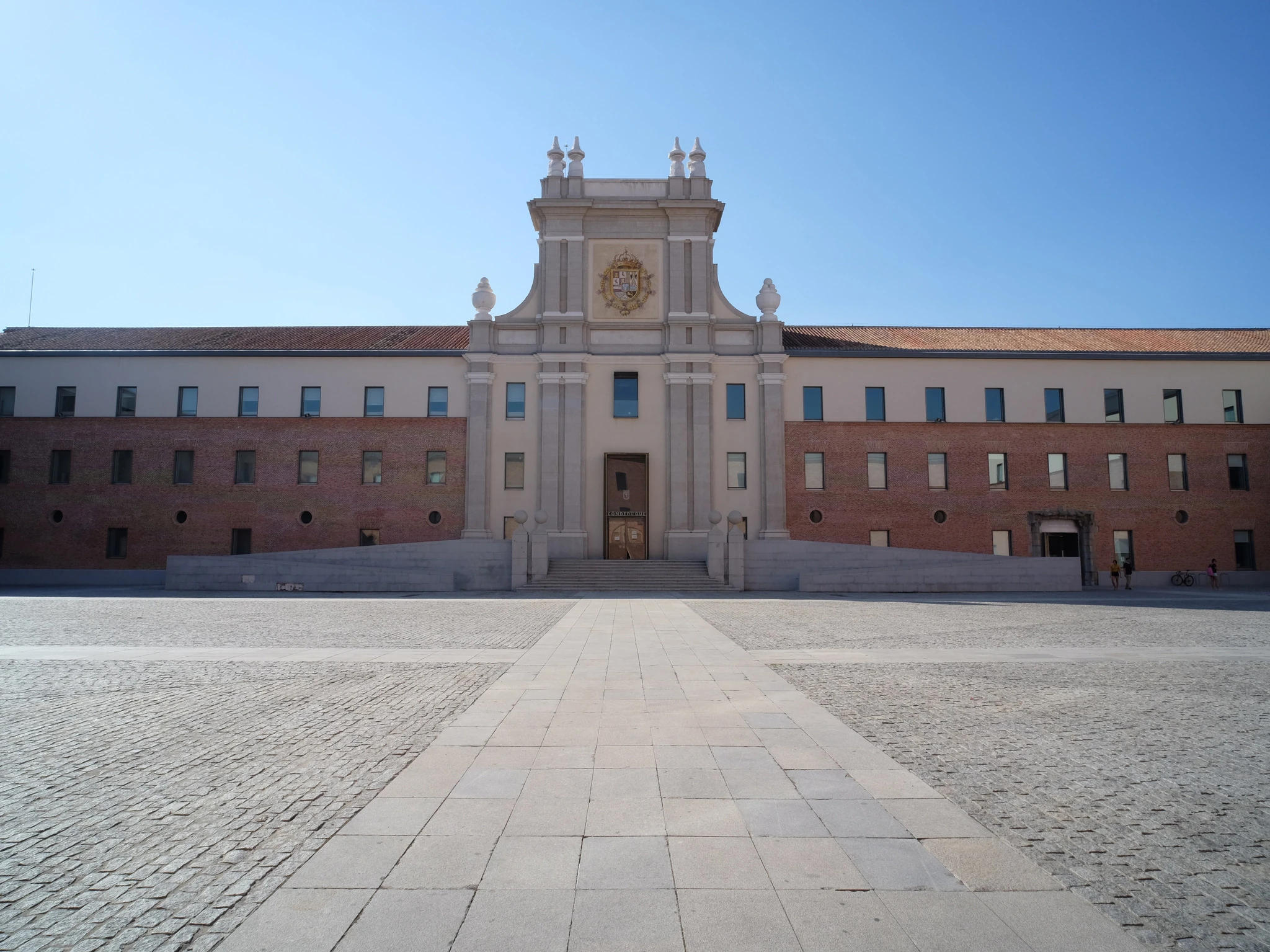 Main building of the Conde Duque cultural center