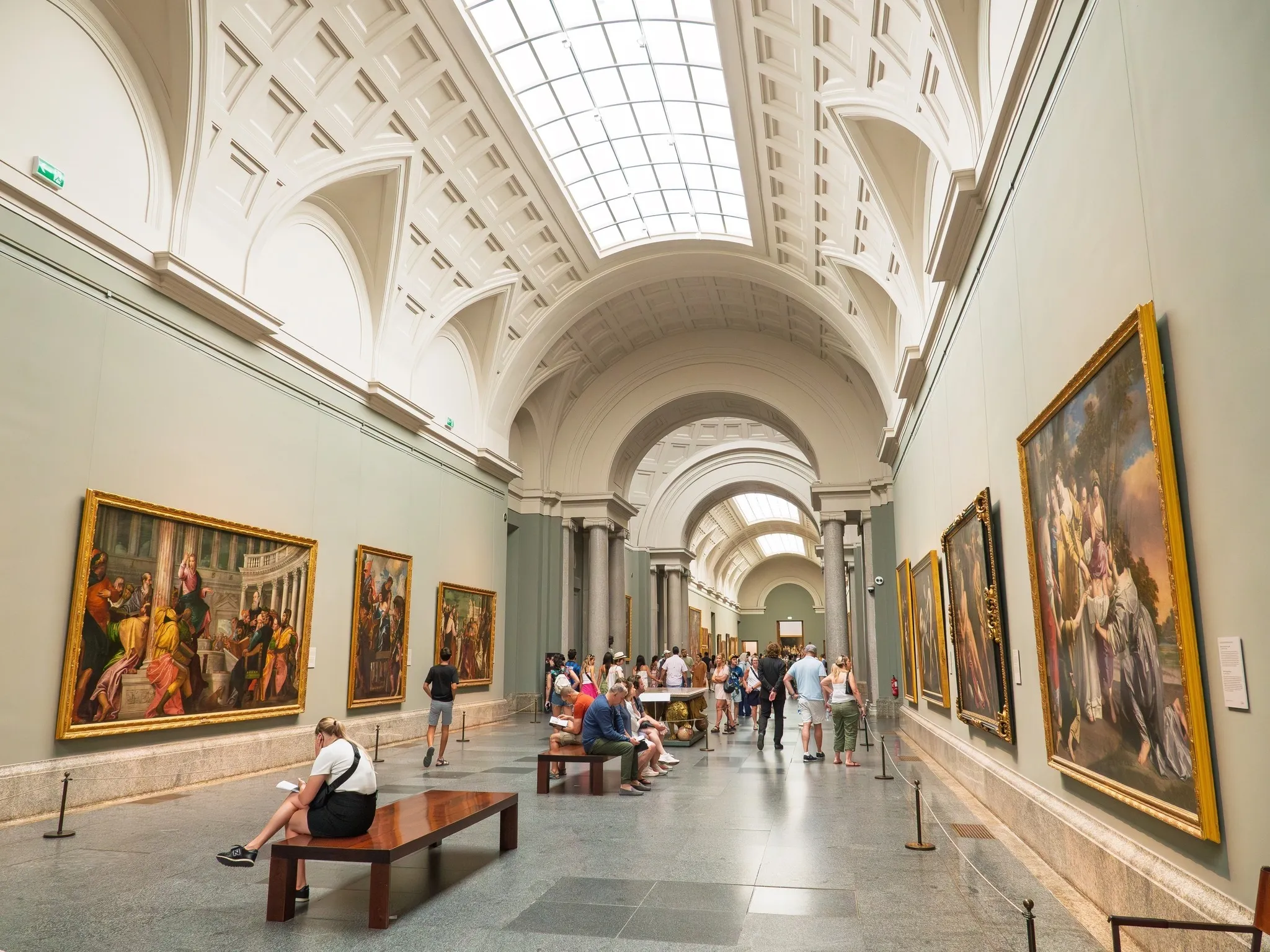 Inside the Museo del Prado art gallery and museum